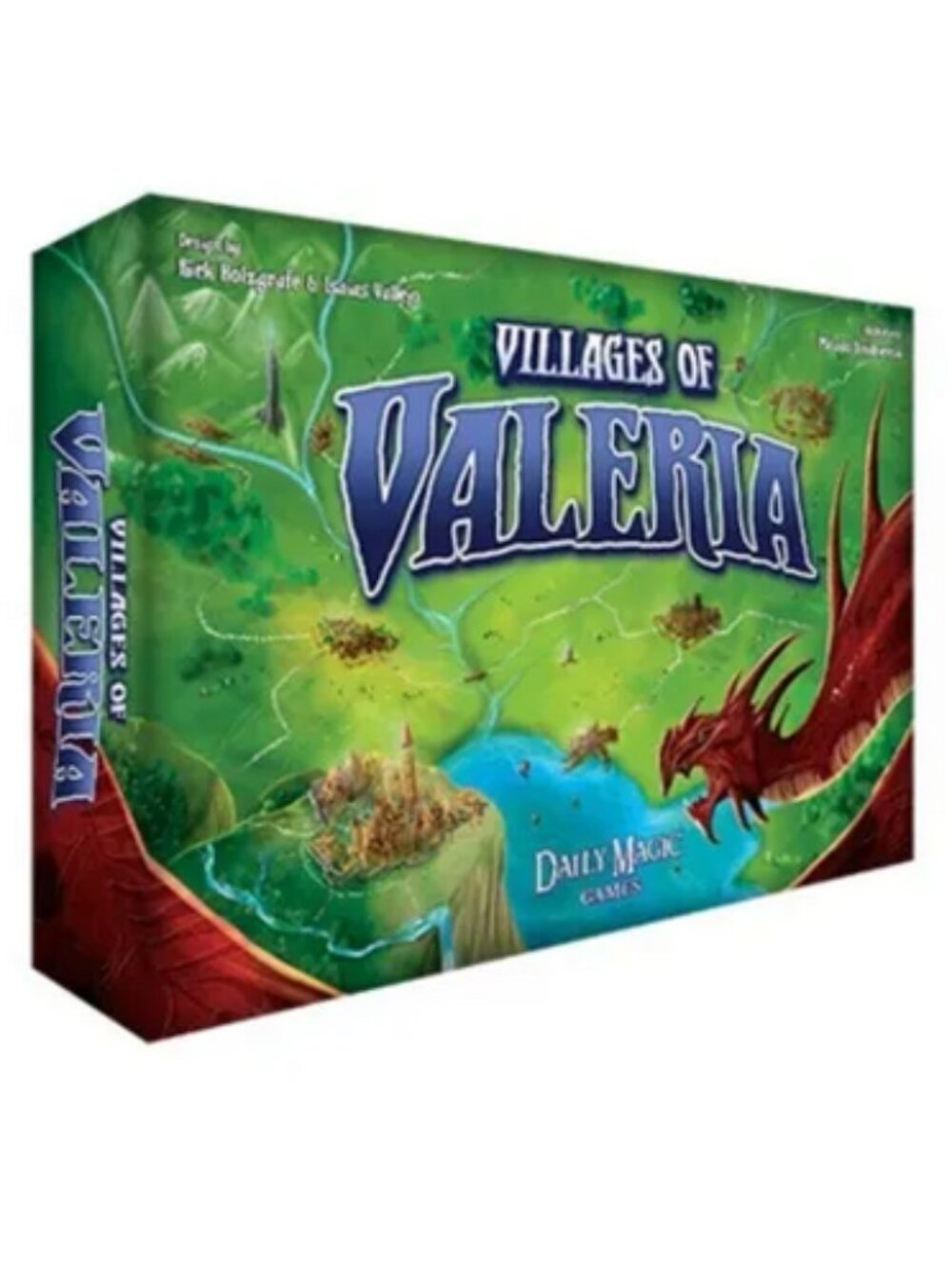 Villages of Valeria Deck Building Fantasy Card Game 1st Edition 2016 RARE